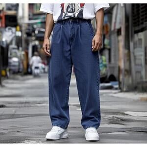 VTG Union Bay Jeans Mens 32x32 Blue Wide Leg Hip Hop Baggy Skate Grunge 90s